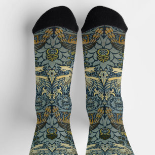 Chaussette William Morris Paon Dragon Classique