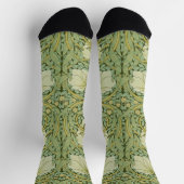 Chaussette William Morris Pimpernel Fond d'écran bleu Floral (Haut)