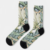 Chaussette William Morris Pimpernel Fond d'écran floral (Gauche)