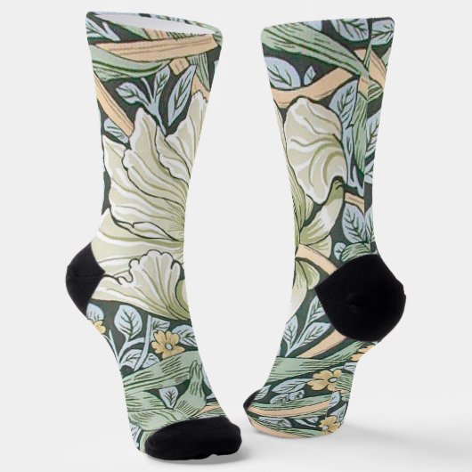 Chaussette William Morris Pimpernel Fond d'écran floral (Angulaire)