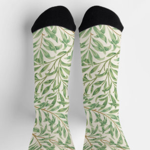 Chaussette William Morris Saule Rameau Botanique Vintage
