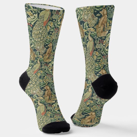 Chaussette William Morris "The Forest" Wildlife (Angulaire)