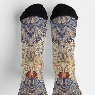 Chaussette William Morris - Vintage Motif de fleurs d'articha