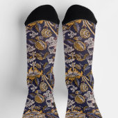 Chaussette William Morris Wey Fond d'écran Floral (Haut)