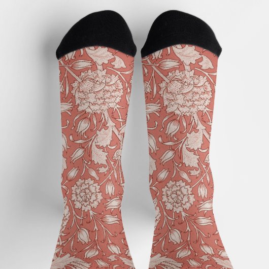 Chaussette William Morris Wild Tulip Classique Conception Vic (Haut)