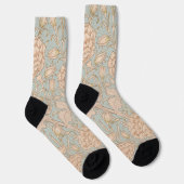 Chaussette William Morris Wild Tulip Fleur Design Floral (Droite)