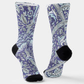 Chaussette William Morris Windrush fleurs bleues (Angulaire)