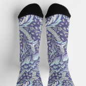 Chaussette William Morris Windrush Motif Bleu Floral (Haut)