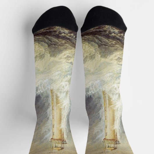 Chaussette William Turner - Phare de Bell Rock (Haut)