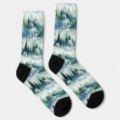 Chaussette Winter Wonderland - Cabine Turquoise confortable e (Droite)