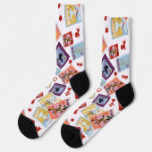Chaussette Wizard of Oz™ Character Print Toss Pattern (Gauche)