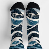 Chaussette Wonderland hivernal Abstrait (Haut)