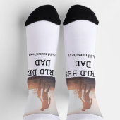 Chaussette World best dad ever fat ajouter nom texte sport te (Haut)