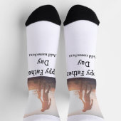 Chaussette World best dad ever fat ajouter nom texte sport te (Haut)