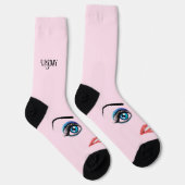 Chaussette Yeux et lèvres des femmes (Droite)