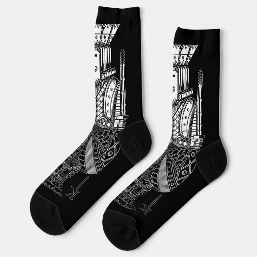 Chaussette Ying Yang King (Gauche)