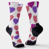 Chaussette Yoga pose motif | Yoga sans couture motif 1 Showe (Angulaire)