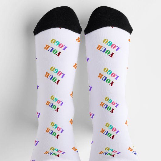 Chaussette Your Branded Promotional Business Socks Template (Haut)