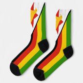 Chaussette Zimbabwe Socks, patriotique Zimbabwe Drapeau mode (Gauche)