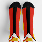 Chaussette Zimbabwe Socks, patriotique Zimbabwe Drapeau mode (Haut)