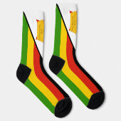 Chaussette Zimbabwe Socks, patriotique Zimbabwe Drapeau mode (Droite)
