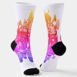 Chaussette Zippy Trippy Alien Dazs Green-Tooth