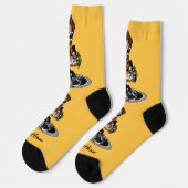 Chaussette Zombie Skater nom personnalisé (Gauche)