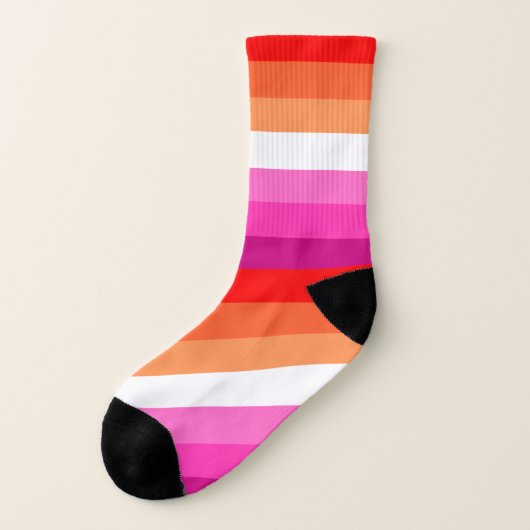 Chaussettes à drapeau FIDE lesbiennes (Gauche - extérieur)