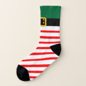 Chaussettes All-Over-Print Elf Noël (Gauche - extérieur)