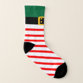 Chaussettes All-Over-Print Elf Noël (Gauche intérieur)