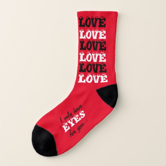 Chaussettes assorties pour couples - Chaussettes d (Gauche - extérieur)