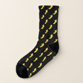 Chaussettes Banane Noire (Gauche - extérieur)