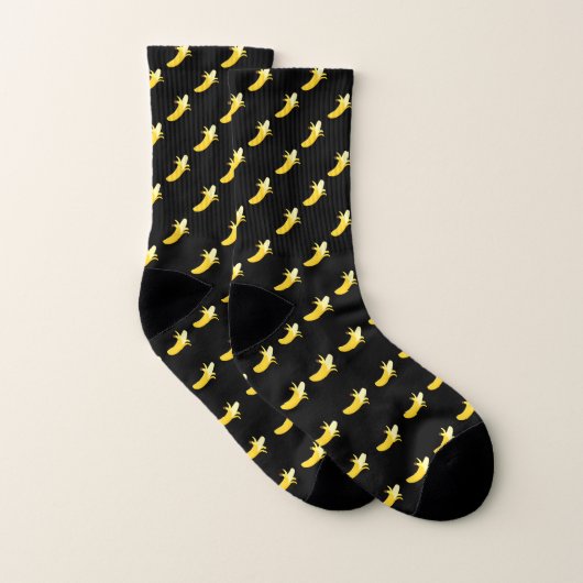 Chaussettes Banane Noire (Paire)