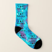 Chaussettes bleues Ocean de dilatation quotidienne (Gauche intérieur)