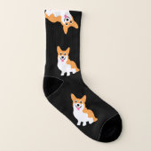 Chaussettes Corgi mignonnes (Gauche intérieur)