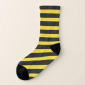 Chaussettes couleur bee bee jaune et noir (Gauche - extérieur)