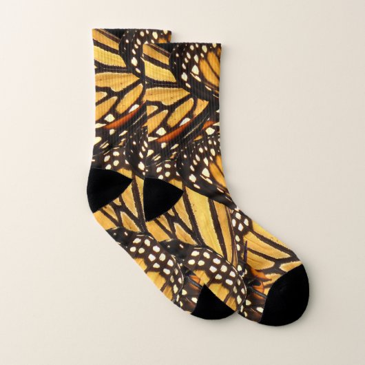 Chaussettes d'abrégé sur papillon de monarque (Paire)