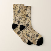 Chaussettes d'archéologie de l'anatomie osseuse (Paire)