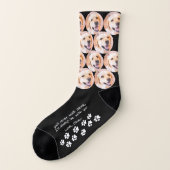 Chaussettes de chien avec photo de compagnie empre (Gauche - extérieur)
