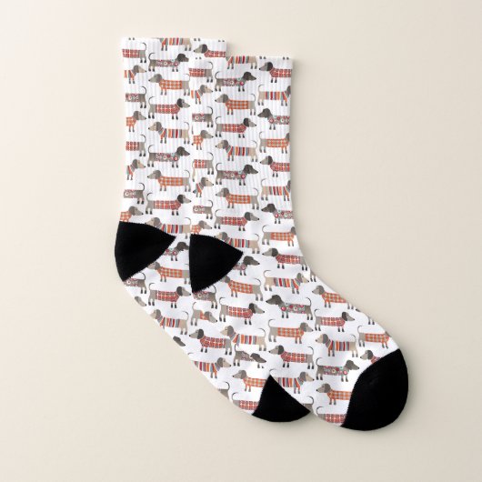 Chaussettes De Chien De Saucisson De Gros Mais Pet (Paire)