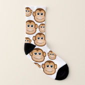 Chaussettes de chimp de singe à caricatures (Droite extérieur)
