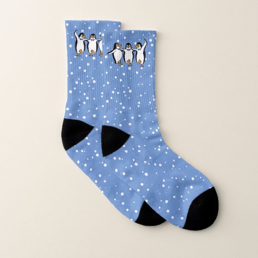 Chaussettes de conception de pingouins dansants (Paire)