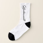 Chaussettes de "demoiselle d'honneur"<br><div class="desc">Les chaussettes de " demoiselle d'honneur" font un grand cadeau !</div>