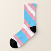 Chaussettes de fierté transgenre (Gauche - extérieur)