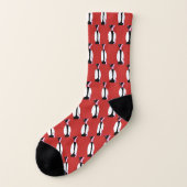 chaussettes de motif de rat à capuche noire (Gauche - extérieur)