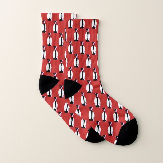 chaussettes de motif de rat à capuche noire (Paire)