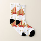 Chaussettes de Noël, bougie de Noël (Paire)