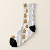Chaussettes de Noël, Boules d'or (Gauche - extérieur)