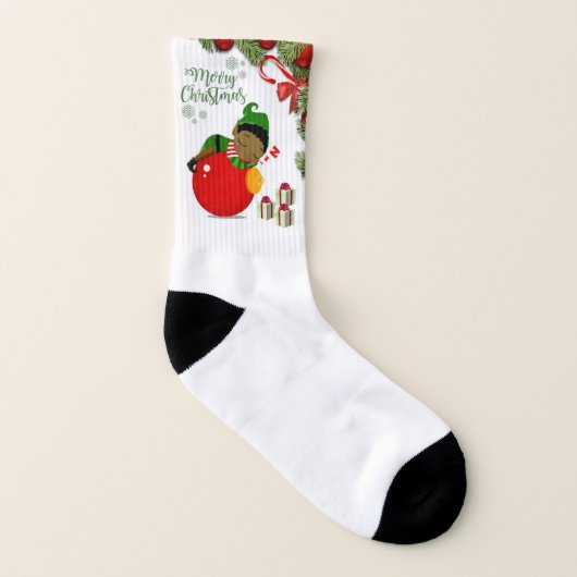 Chaussettes de Noël, Elfe (Droite extérieur)