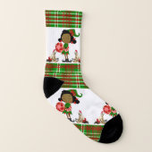 Chaussettes de Noël, Elfe Africain (Gauche intérieur)